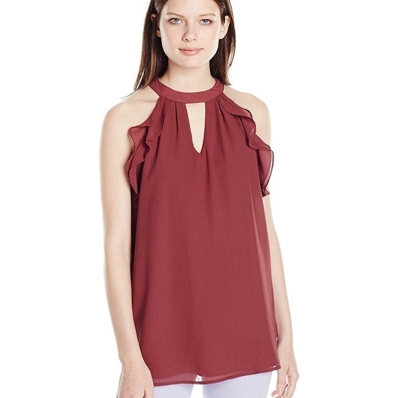 NWT Miss Chievous ruffled top - Picture 1 of 2
